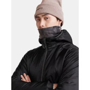 Chaqueta hombre CRAFT ADV EXPLORE LIGHTWEIGHT JACKET 1913804, con modelo, detalle del cuello