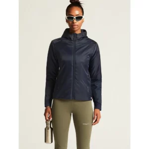 Chaqueta mujer CRAFT ADV EXPLORE LIGHTWEIGHT JACKET 1913805, detalle frontal con modelo