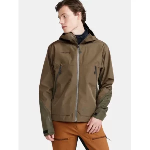 Chaqueta hombre CRAFT ADV EXPLORE SHELL JACKET 1913806, Rift, con modelo, vista frontal