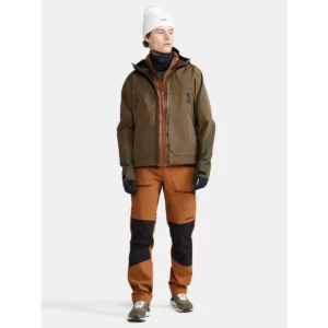 Chaqueta hombre CRAFT ADV EXPLORE SHELL JACKET 1913806, Rift, con modelo, vista frontal de cuerpo completo