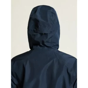 Chaqueta mujer CRAFT ADV EXPLORE SHELL JACKET 1913807, Blaze, con modelo, detalle posterior de la capucha