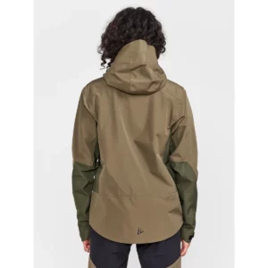 Chaqueta mujer CRAFT ADV EXPLORE SHELL JACKET 1913807, Rift, con modelo, vista posterior
