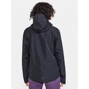 Chaqueta mujer CRAFT ADV EXPLORE SHELL JACKET 1913807, Negro, con modelo, vista posterior
