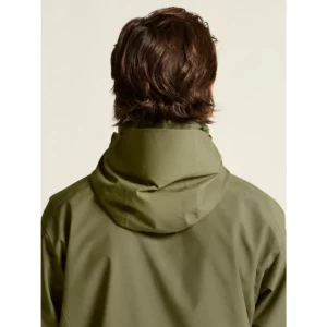 Chaqueta hombre CRAFT CORE EXPLORE SHELL JACKET 1913808, Rift, con modelo, detalle posterior del cuello y capucha
