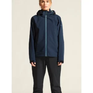 Chaqueta mujer CRAFT CORE EXPLORE SHELL JACKET 1913809, Blaze, con modelo, vista frontal