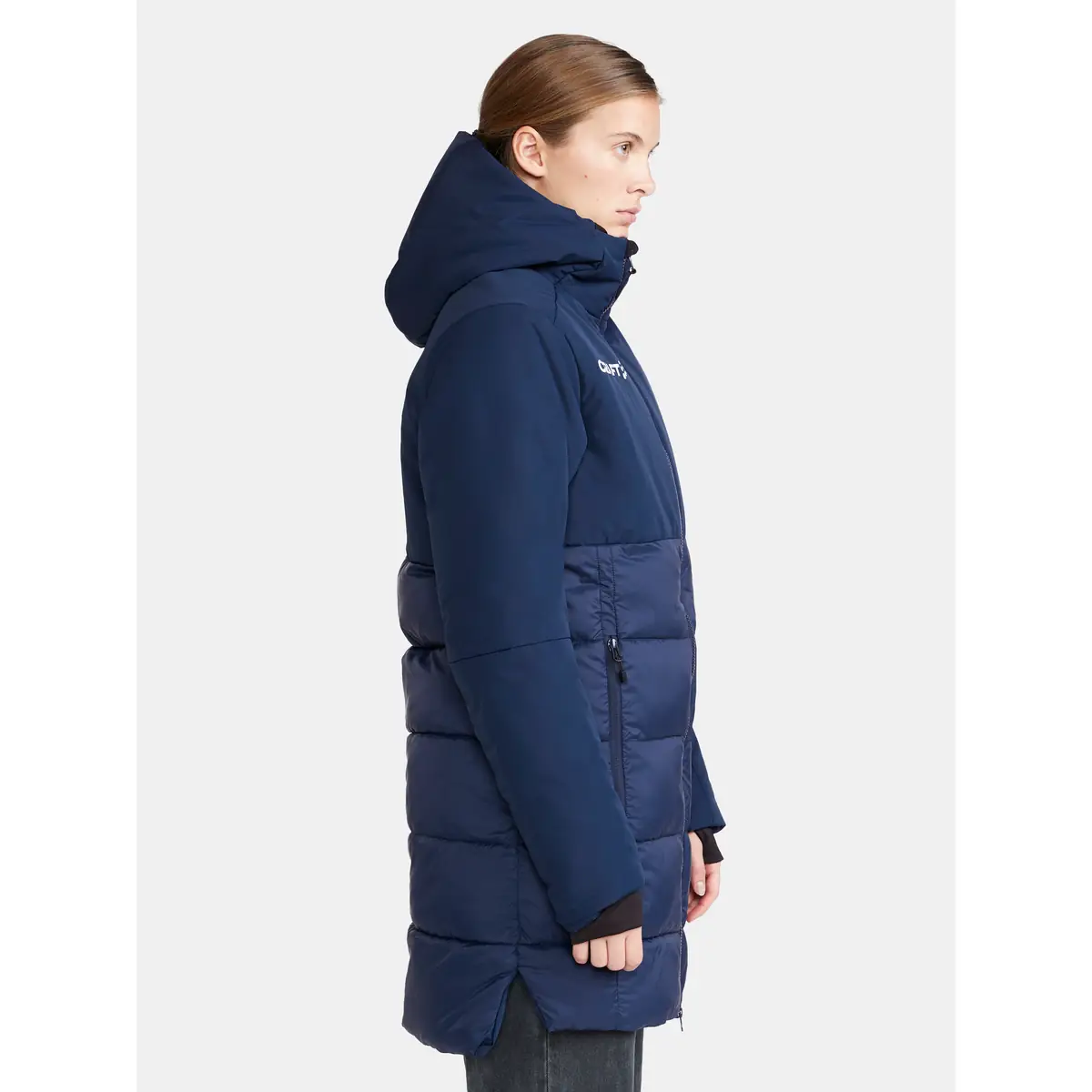 Parka mujer CRAFT ABILITY ISOLATE PARKAS 1913813 2 Parka mujer CRAFT ABILITY ISOLATE PARKAS 1913813, Marino, con modelo, vista lateral