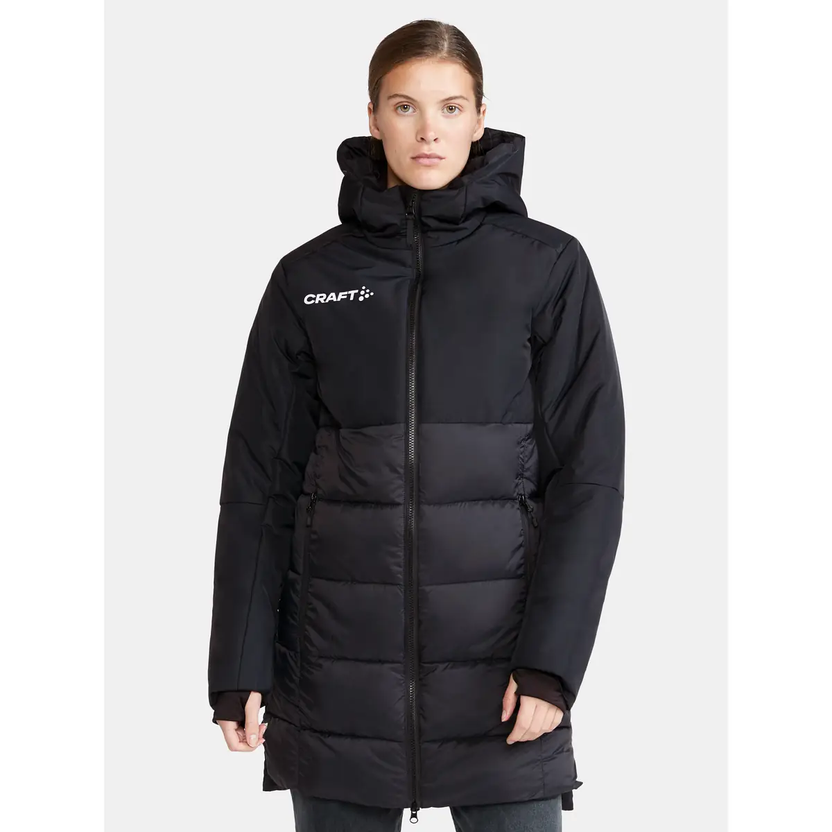 Parka mujer CRAFT ABILITY ISOLATE PARKAS 1913813 14 Parka mujer CRAFT ABILITY ISOLATE PARKAS 1913813, Negro, con modelo, vista frontal