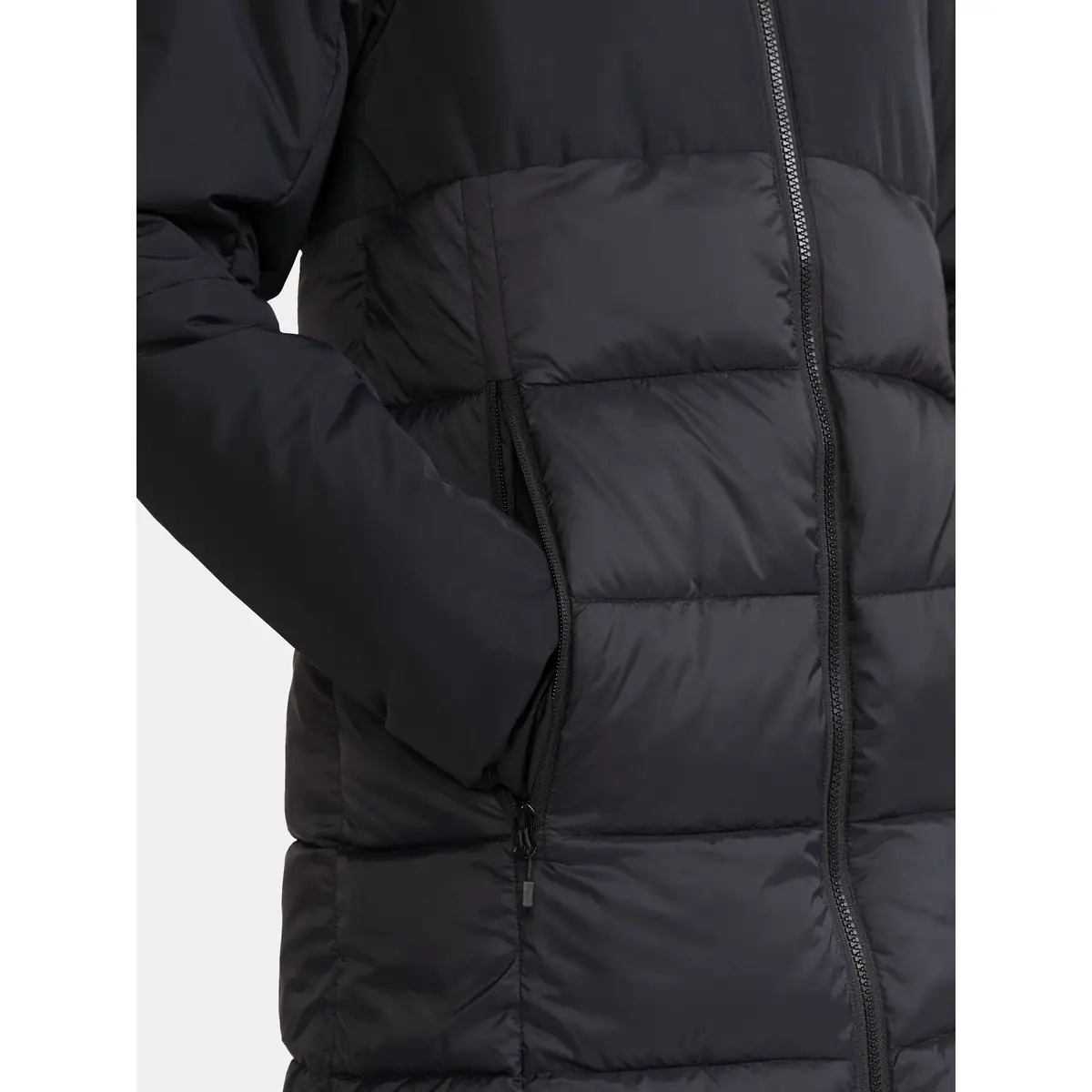 Parka mujer CRAFT ABILITY ISOLATE PARKAS 1913813 17 Parka mujer CRAFT ABILITY ISOLATE PARKAS 1913813, Negro, con modelo, detalle del bolsillo