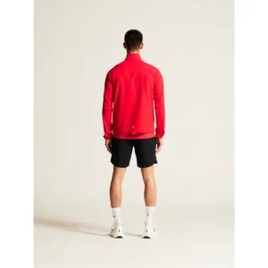 Chaqueta hombre CRAFT RUSH 2.0 TRAINING JACKET 1914672, Bright red, con modelo, vista posterior