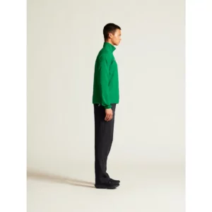 Chaqueta hombre CRAFT RUSH 2.0 TRAINING JACKET 1914672, Team green, con modelo, vista lateral