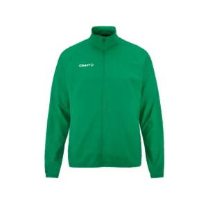 Chaqueta hombre CRAFT RUSH 2.0 TRAINING JACKET 1914672, Team green, vista frontal