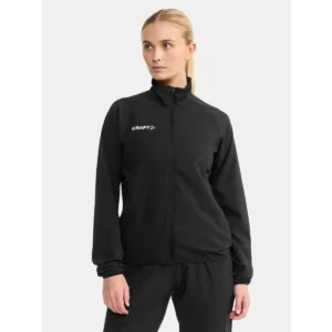 Chaqueta mujer CRAFT RUSH 2.0 TRAINING JACKET 1914673, Negro, con modelo, vista frontal