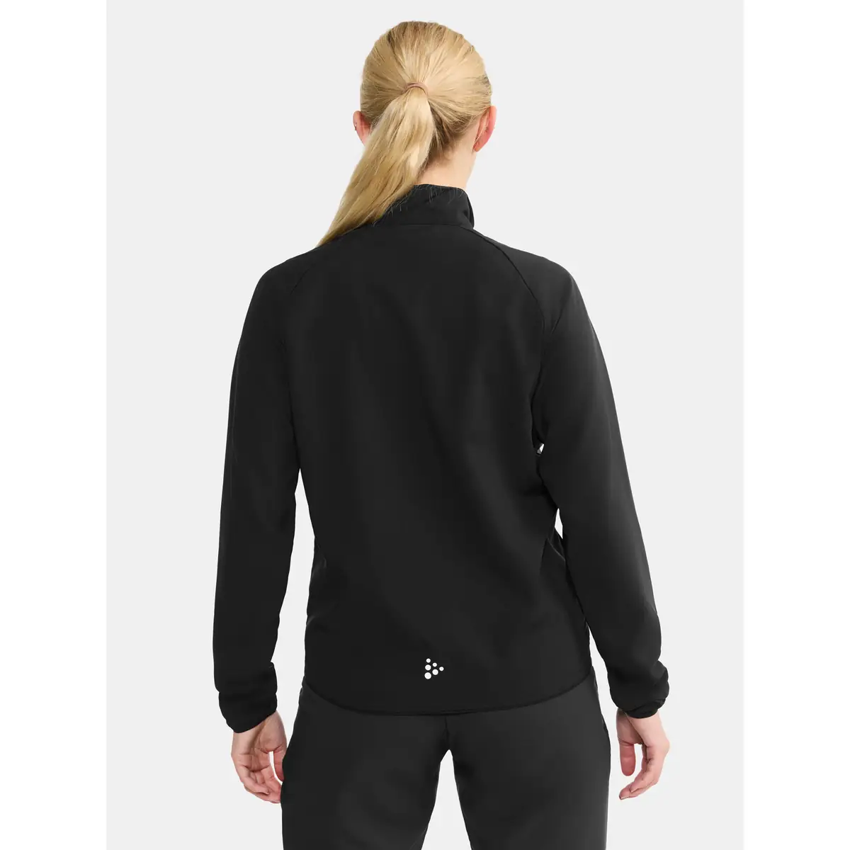 Chaqueta mujer CRAFT RUSH 2.0 TRAINING JACKET 1914673 29 Chaqueta mujer CRAFT RUSH 2.0 TRAINING JACKET 1914673, Negro, con modelo, vista posterior