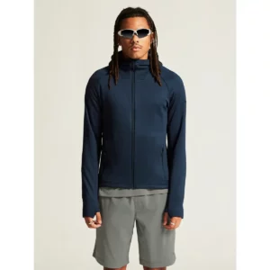Chaqueta polar hombre CRAFT EXPLORE POWER FLEECE 1915240, Blaze, con modelo, vista frontal