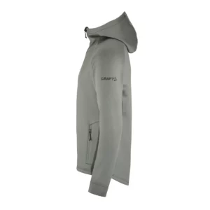Chaqueta polar hombre CRAFT EXPLORE POWER FLEECE 1915240, Leaf, lateral izquierdo