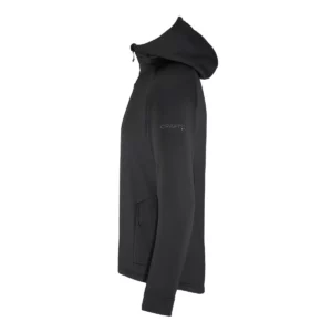 Chaqueta polar hombre CRAFT EXPLORE POWER FLEECE 1915240, Negro, lateral izquierdo