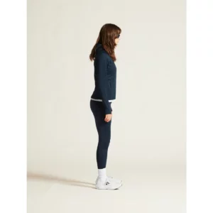 Chaqueta polar mujer CRAFT EXPLORE POWER FLEECE 1915241, Blaze, con modelo, vista lateral de cuerpo entero