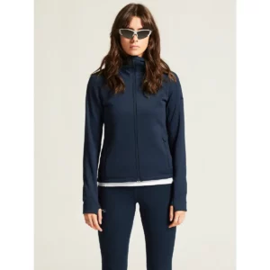 Chaqueta polar mujer CRAFT EXPLORE POWER FLEECE 1915241, Blaze, con modelo, vista frontal