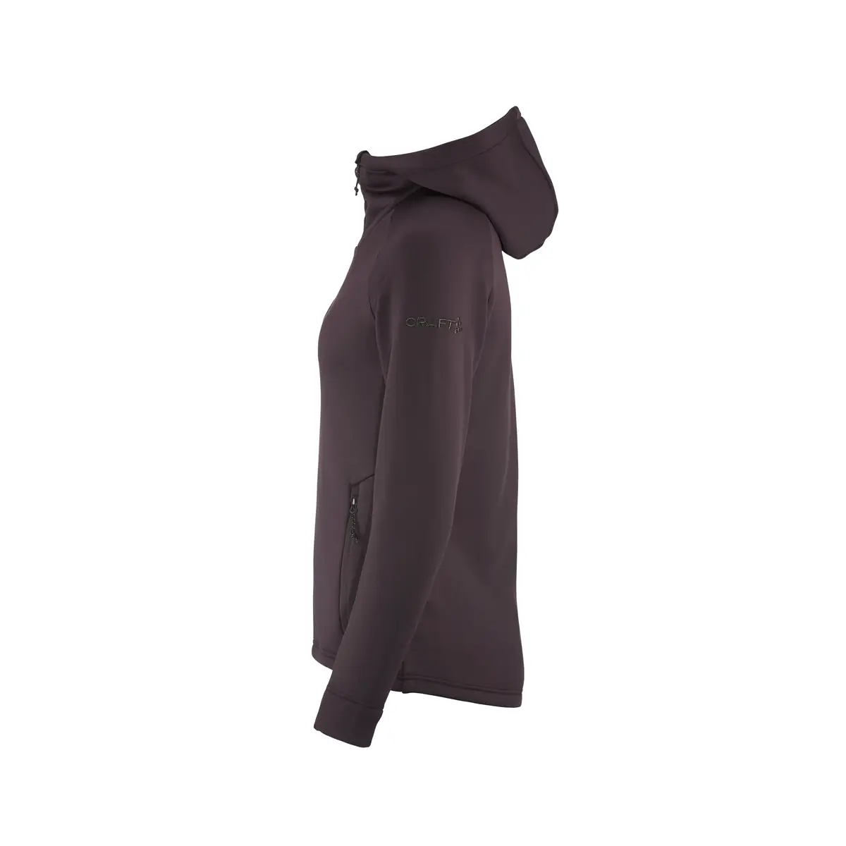 Chaqueta polar mujer CRAFT EXPLORE POWER FLEECE 1915241 10 Chaqueta polar mujer CRAFT EXPLORE POWER FLEECE 1915241, Dk plum, lateral izquierdo