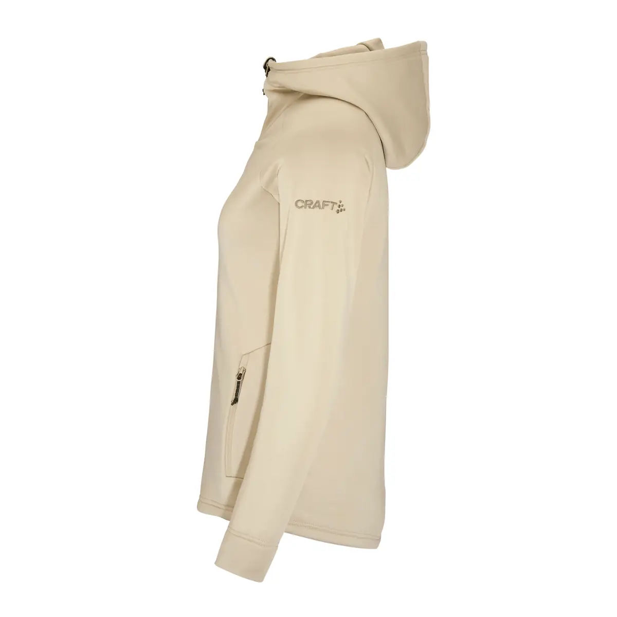 Chaqueta polar mujer CRAFT EXPLORE POWER FLEECE 1915241 17 Chaqueta polar mujer CRAFT EXPLORE POWER FLEECE 1915241, Hay, lateral derecho