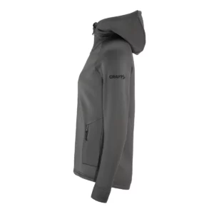 Chaqueta polar mujer CRAFT EXPLORE POWER FLEECE 1915241, Granite, lateral izquierdo