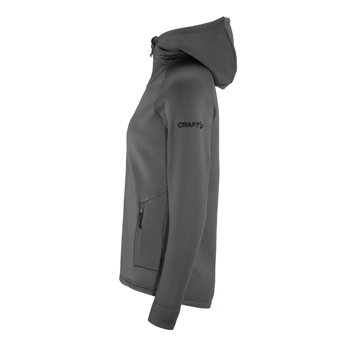 Chaqueta polar mujer CRAFT EXPLORE POWER FLEECE 1915241 23 Chaqueta polar mujer CRAFT EXPLORE POWER FLEECE 1915241, Granite, lateral izquierdo