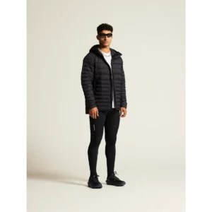Chaqueta hombre CRAFT ADV EXPLORE LIGHT DOWN JACKET 1915252, vista frontal abierta con modelo