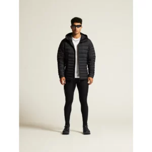 Chaqueta hombre CRAFT ADV EXPLORE LIGHT DOWN JACKET 1915252, vista frontal abierta con modelo