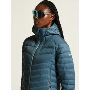 Chaqueta mujer CRAFT ADV EXPLORE LT. DOWN JKT 1915253, detalle frontal con modelo