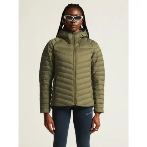 Chaqueta mujer CRAFT ADV EXPLORE LT. DOWN JKT 1915253, detalle frontal con modelo