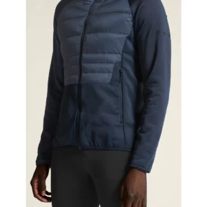 Chaqueta hombre CRAFT ADV EXPLORE DOWN HYBRID 1915256, detalle lateral con modelo