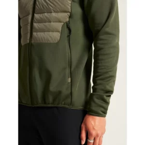 Chaqueta hombre CRAFT ADV EXPLORE DOWN HYBRID 1915256, detalle lateral con modelo