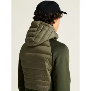 Chaqueta hombre CRAFT ADV EXPLORE DOWN HYBRID 1915256, detalle posterior con modelo