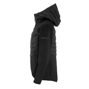 Chaqueta mujer CRAFT ADV EXPLORE LT. DOWN HYBRID JKT 1915257, Negro, lateral izquierdo