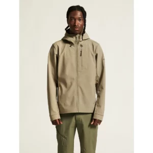 Chaqueta hombre CRAFT ADV EXPLORE SOFTSHELL 2.0 JKT 1915258, con modelo, vista frontal