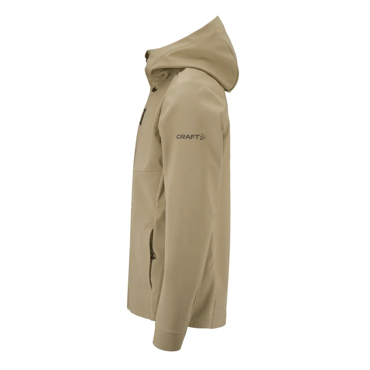 Chaqueta hombre CRAFT ADV EXPLORE SOFTSHELL 2.0 JKT 1915258 5 Chaqueta hombre CRAFT ADV EXPLORE SOFTSHELL 2.0 JKT 1915258, Raw, lateral izquierdo