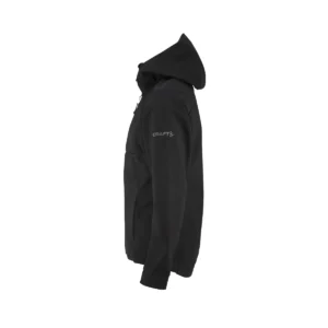 Chaqueta hombre CRAFT ADV EXPLORE SOFTSHELL 2.0 JKT 1915258, Negro, lateral izquierdo