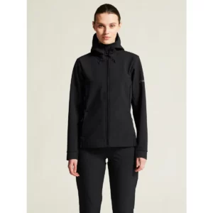 Chaqueta mujer CRAFT ADV EXPLORE SOFTSHELL 2.0 JKT 1915259, con modelo, vista frontal