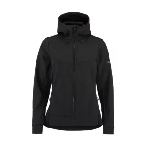 Chaqueta mujer CRAFT ADV EXPLORE SOFTSHELL 2.0 JKT 1915259, Negro, vista frontal