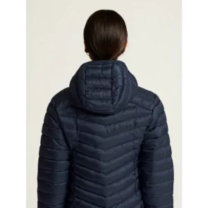 Chaqueta mujer CRAFT CORE EXPLORE LT. INSULATION JKT 1915261, Blaze, con modelo, detalle posterior de capucha