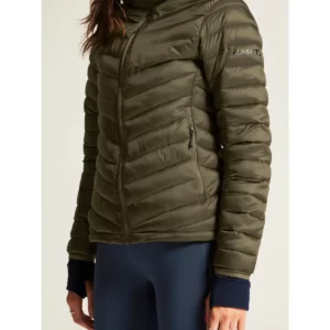 Chaqueta mujer CRAFT CORE EXPLORE LT. INSULATION JKT 1915261, Rift, con modelo, detalle del bolsillo lateral