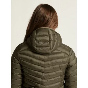 Chaqueta mujer CRAFT CORE EXPLORE LT. INSULATION JKT 1915261, Rift, con modelo, detalle posterior de capucha