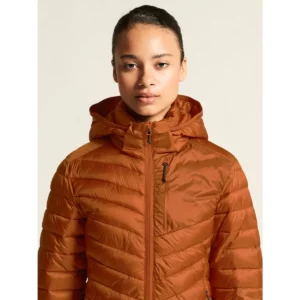 Chaqueta mujer CRAFT CORE EXPLORE LT. INSULATION JKT 1915261, Buff, con modelo, detalle de cuello y pecho