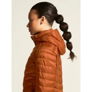 Chaqueta mujer CRAFT CORE EXPLORE LT. INSULATION JKT 1915261, Buff, con modelo, detalle de cuello y hombro