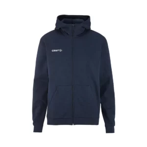 Sudadera hombre CRAFT COMMUNITY 2.0 LOGO FZ HOODIE 1915295, Marino, vista frontal