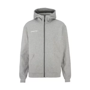 Sudadera hombre CRAFT COMMUNITY 2.0 LOGO FZ HOODIE 1915295, Gris marengo, vista frontal