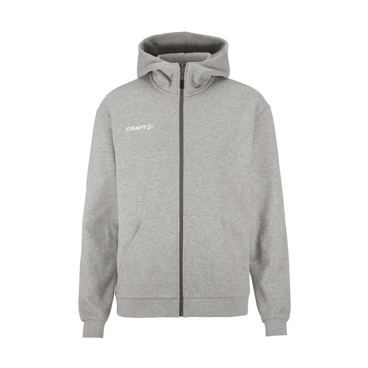 Sudadera hombre CRAFT COMMUNITY 2.0 LOGO FZ HOODIE 1915295 6 Sudadera hombre CRAFT COMMUNITY 2.0 LOGO FZ HOODIE 1915295, Gris marengo, vista frontal