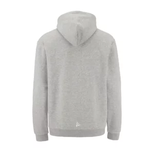 Sudadera hombre CRAFT COMMUNITY 2.0 LOGO FZ HOODIE 1915295, Gris marengo, vista posterior