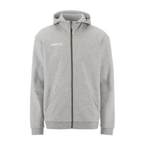 Sudadera hombre CRAFT COMMUNITY 2.0 LOGO FZ HOODIE 1915295, Gris marengo, vista frontal