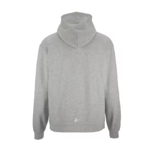Sudadera hombre CRAFT COMMUNITY 2.0 LOGO FZ HOODIE 1915295, Gris marengo, vista posterior